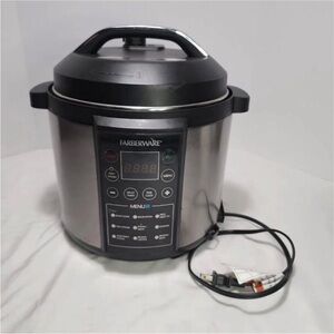 Farberware Stainless Steel Pressure Cooker - Black and Silver